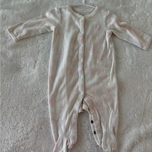 Ralph Lauren Cream Kids Footie